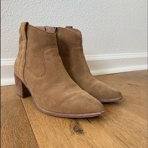 Suede Madewell booties